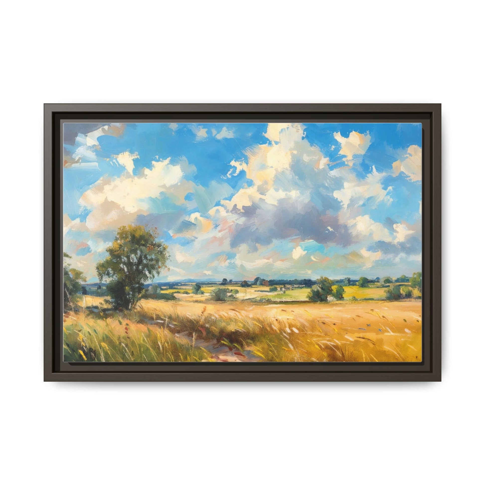 Summer Fields County Mayo Wall Art - Vibrant Irish Landscape Canvas Print