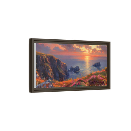 End of The Day wall art featuring a serene sunset landscape, printed on high-quality canvas to bring peaceful beauty and warmth to your home décor.