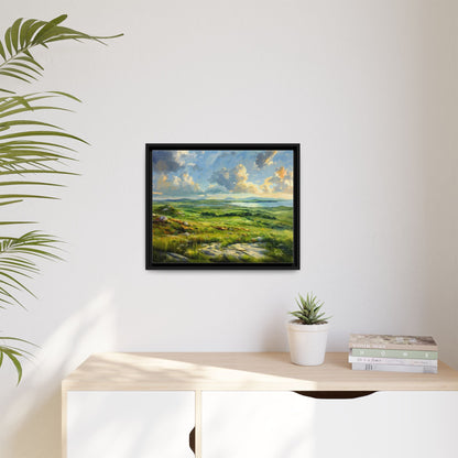 Wild Atlantic Summer Vista Wall Art - Breathtaking Coastal Landscape for Home Décor