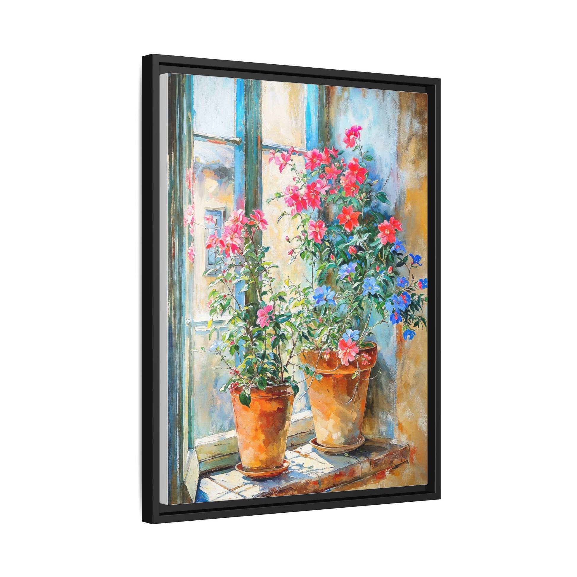 Summer Pots Wall Art - Vibrant Floral Pots for Fresh Home Décor