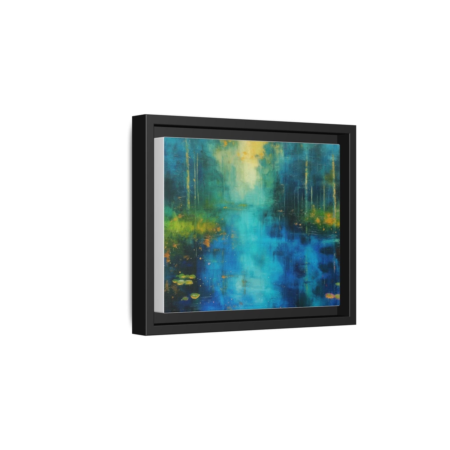 Symphony in Blue - Vibrant Abstract Canvas Print for Stylish Home Décor