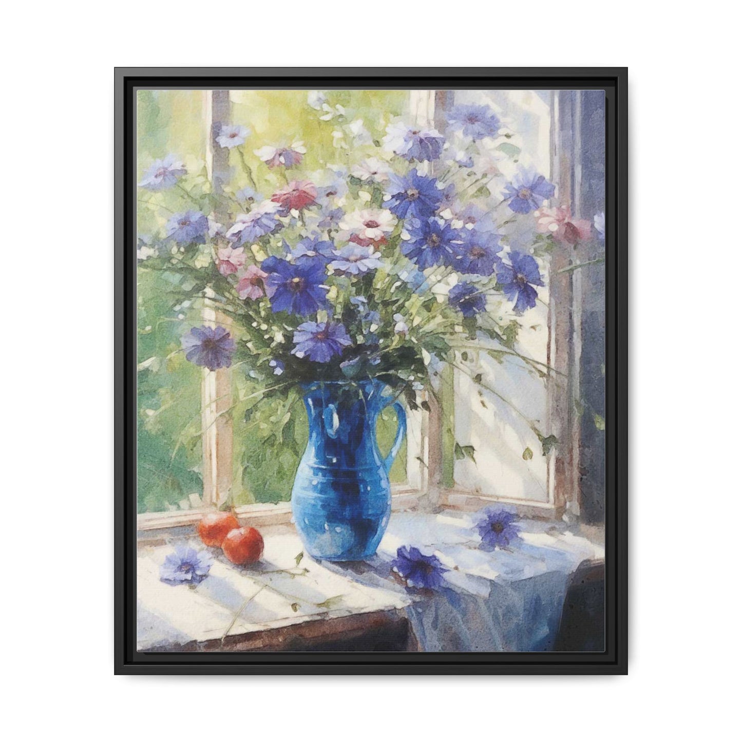 Cornflowers in a Vase