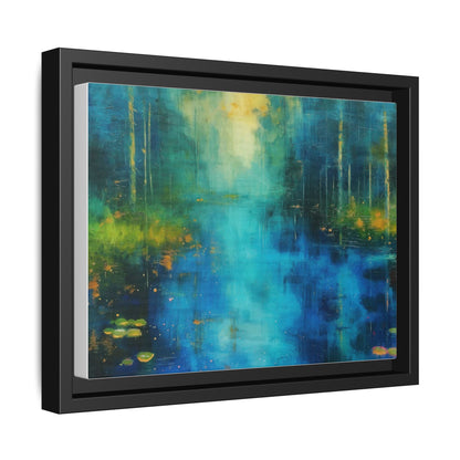 Symphony in Blue - Vibrant Abstract Canvas Print for Stylish Home Décor