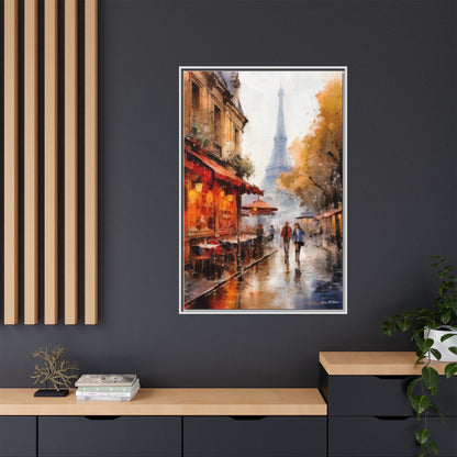 Eiffel Tower wall art featuring the iconic Paris landmark, printed on high-quality canvas to bring timeless beauty and elegance to your home décor.