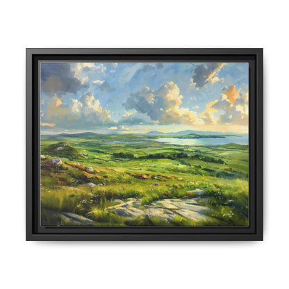 Wild Atlantic Summer Vista Wall Art - Breathtaking Coastal Landscape for Home Décor