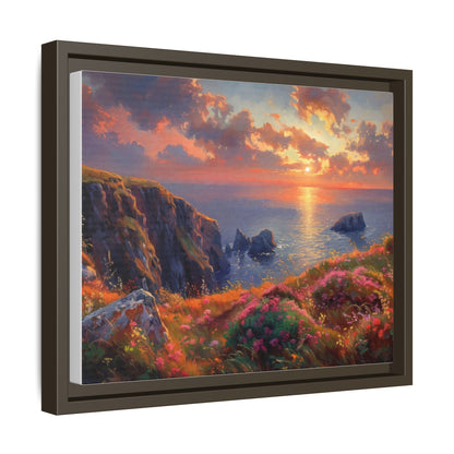 End of The Day wall art featuring a serene sunset landscape, printed on high-quality canvas to bring peaceful beauty and warmth to your home décor.