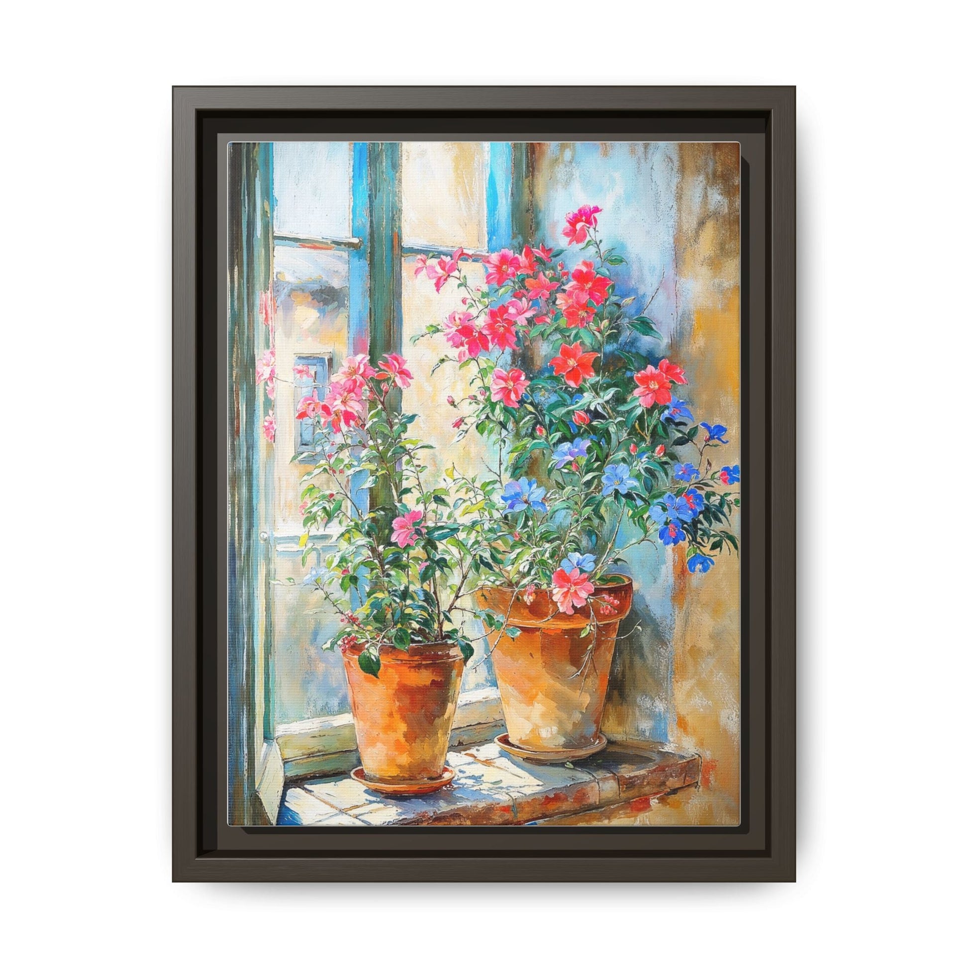 Summer Pots Wall Art - Vibrant Floral Pots for Fresh Home Décor