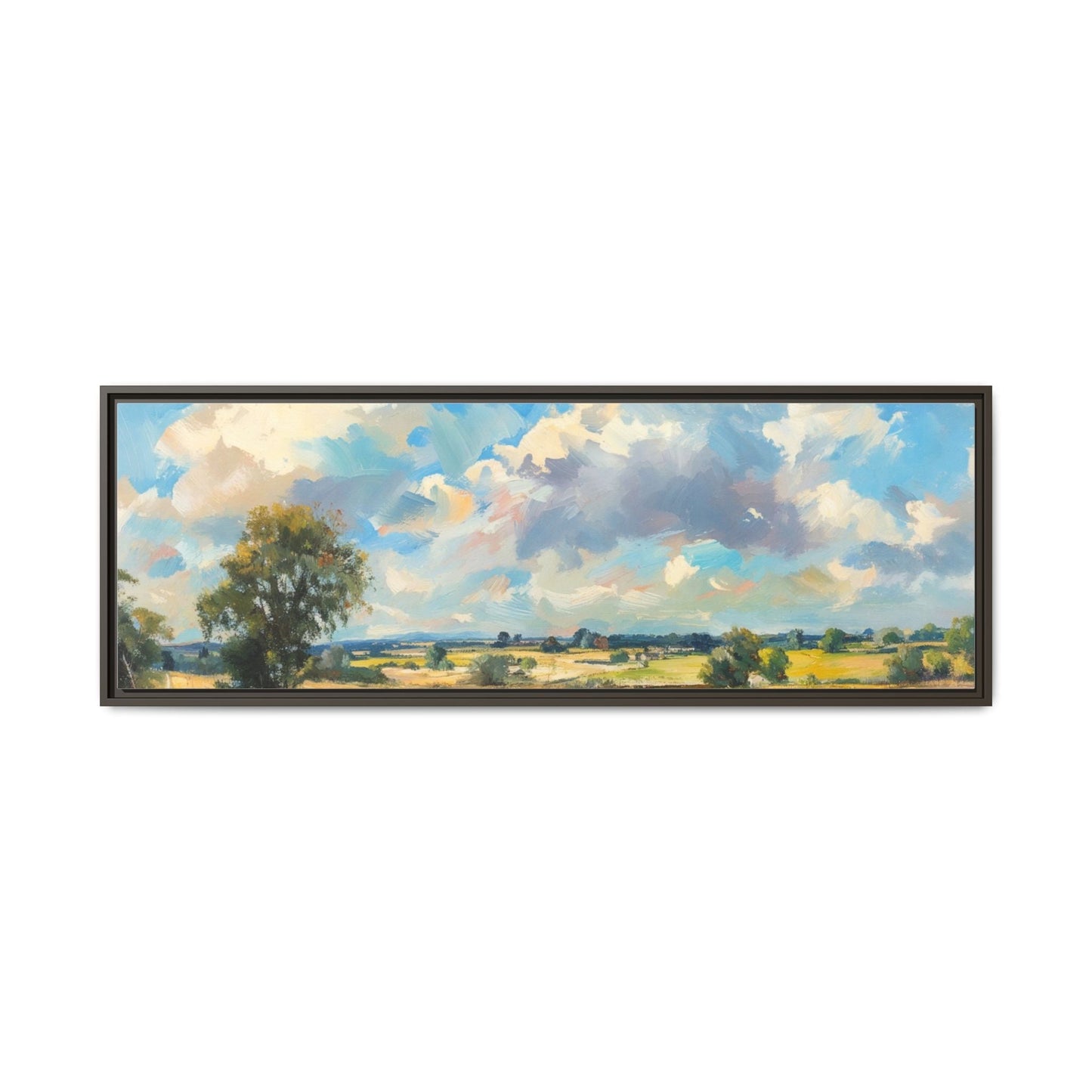 Summer Fields County Mayo Wall Art - Vibrant Irish Landscape Canvas Print