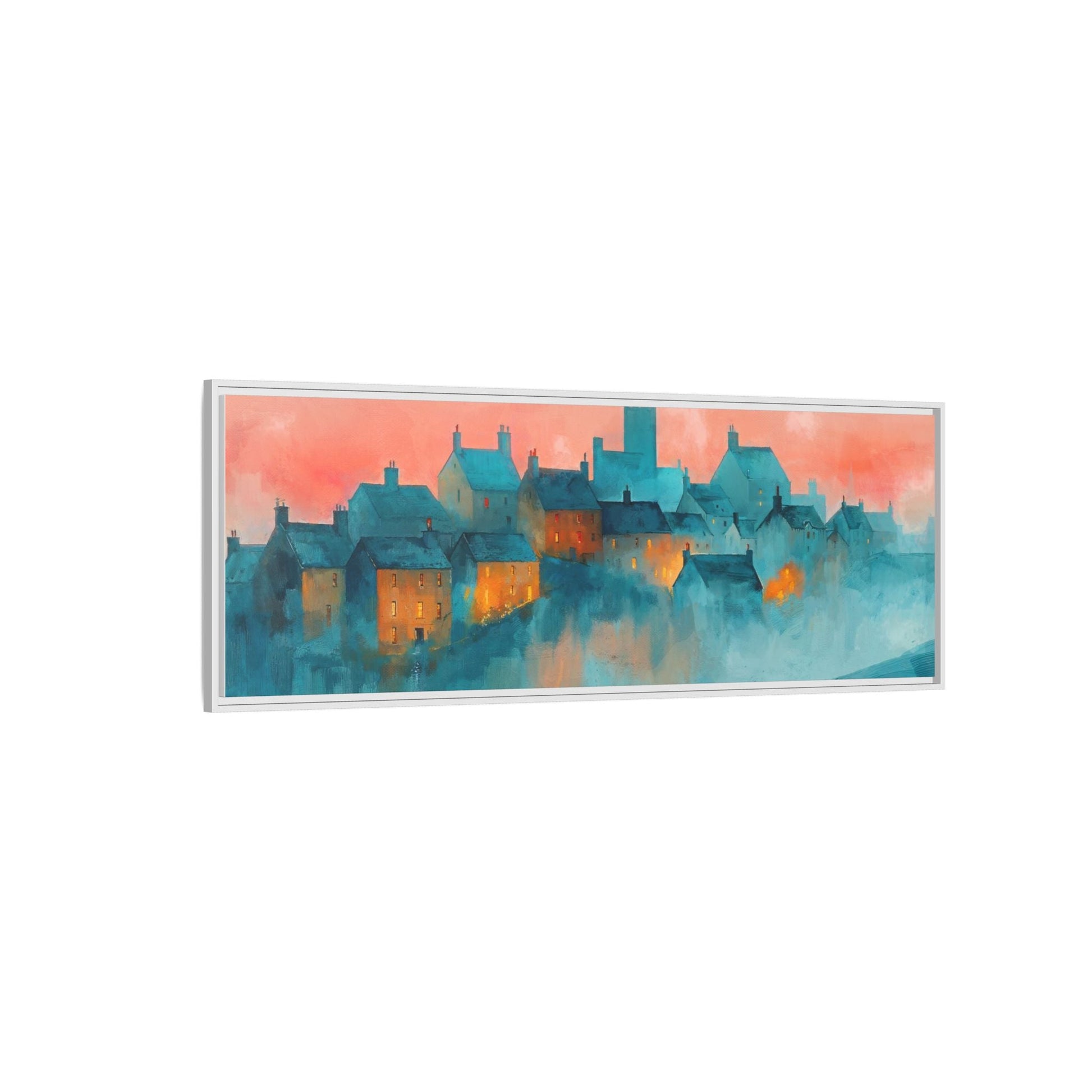 A Castle Town - Beautiful Landscape Canvas Print for all places Décor