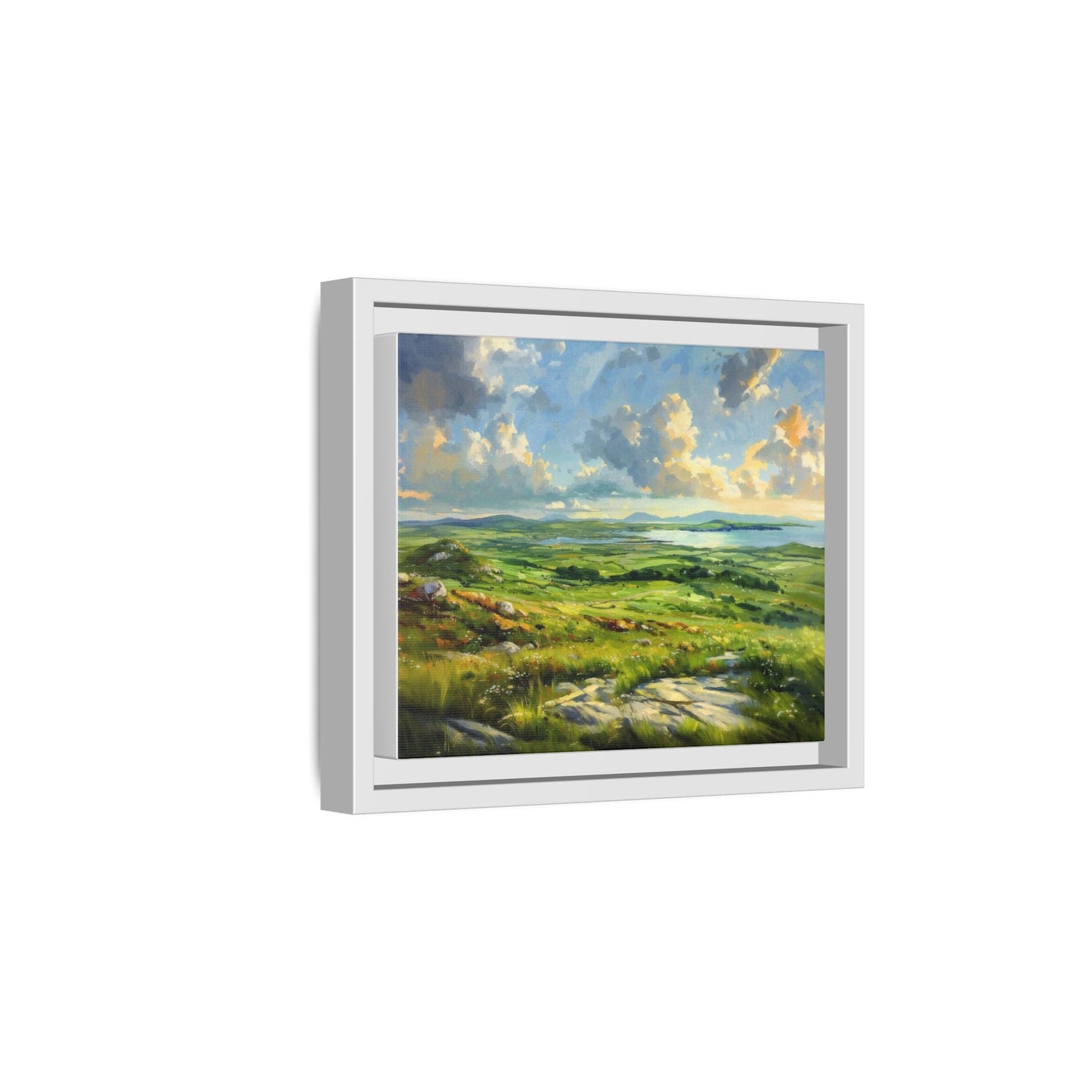 Wild Atlantic Summer Vista Wall Art - Breathtaking Coastal Landscape for Home Décor