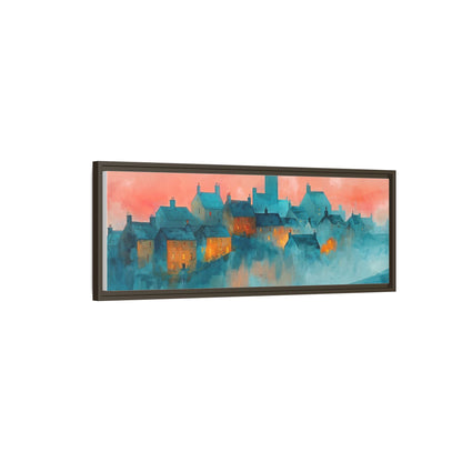 A Castle Town - Beautiful Landscape Canvas Print for all places Décor