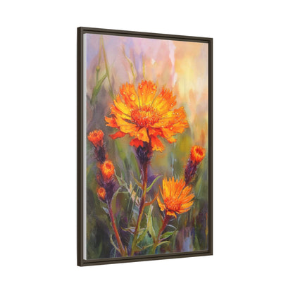 Orange Hawkbit Flower