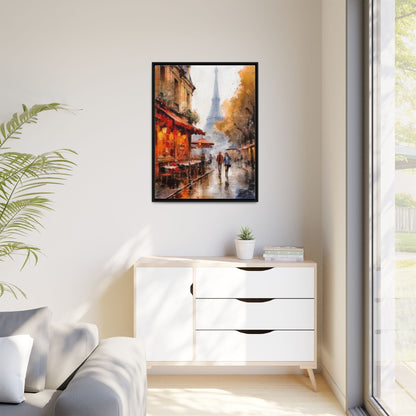 Eiffel Tower wall art featuring the iconic Paris landmark, printed on high-quality canvas to bring timeless beauty and elegance to your home décor.