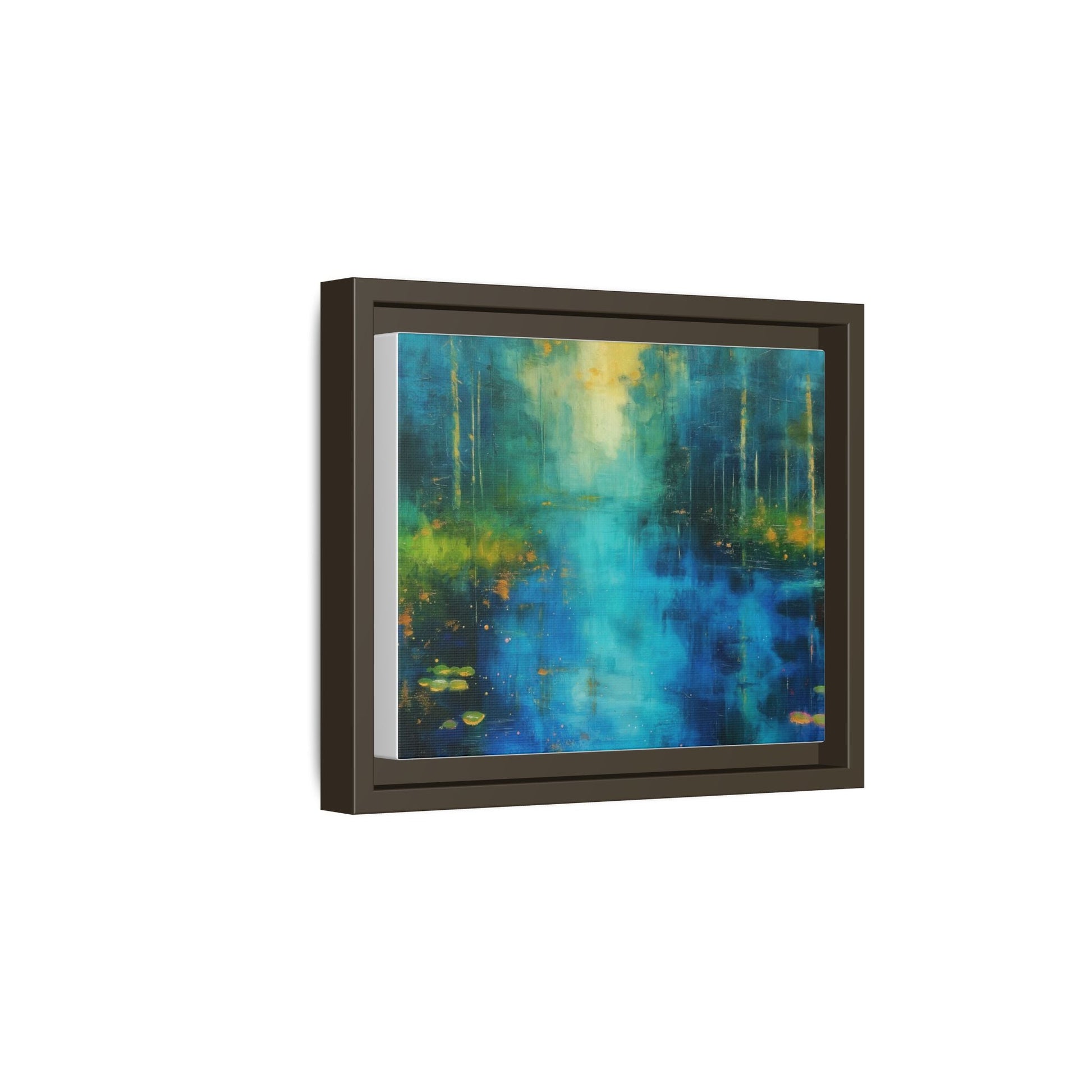 Symphony in Blue - Vibrant Abstract Canvas Print for Stylish Home Décor