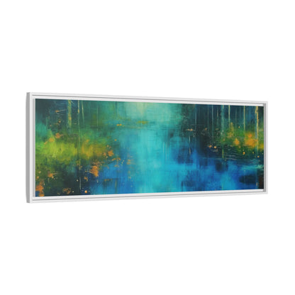 Symphony in Blue - Vibrant Abstract Canvas Print for Stylish Home Décor