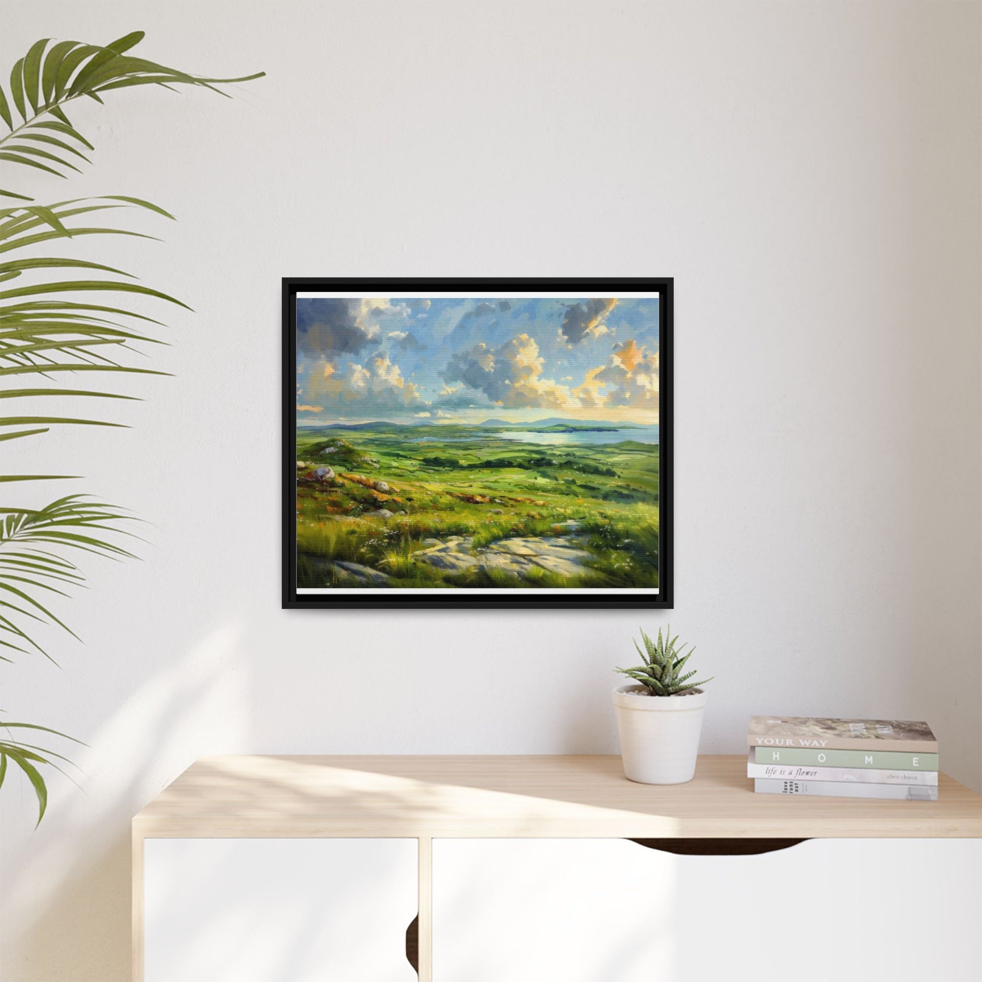 Wild Atlantic Summer Vista Wall Art - Breathtaking Coastal Landscape for Home Décor