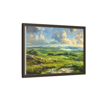 Wild Atlantic Summer Vista Wall Art - Breathtaking Coastal Landscape for Home Décor