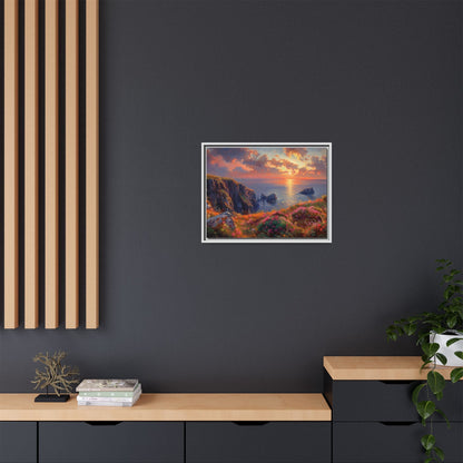 End of The Day wall art featuring a serene sunset landscape, printed on high-quality canvas to bring peaceful beauty and warmth to your home décor.