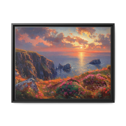 End of The Day wall art featuring a serene sunset landscape, printed on high-quality canvas to bring peaceful beauty and warmth to your home décor.