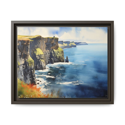 Cliffs of Moher Midday Sun - Beautiful Coastal Landscape Canvas Print