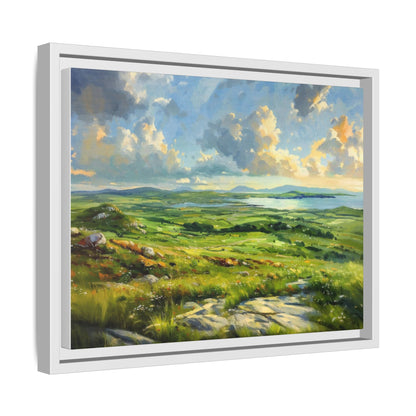 Wild Atlantic Summer Vista Wall Art - Breathtaking Coastal Landscape for Home Décor