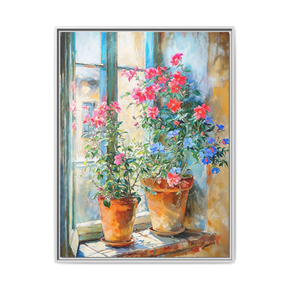 Summer Pots Wall Art - Vibrant Floral Pots for Fresh Home Décor