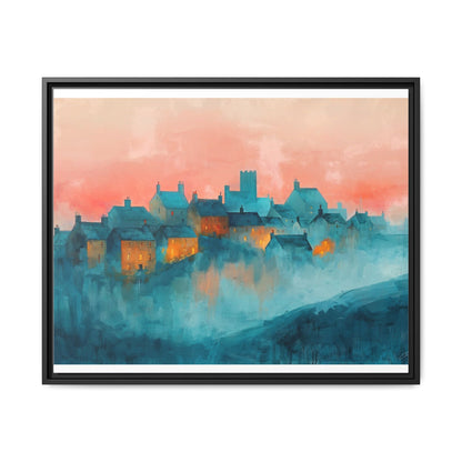 A Castle Town - Beautiful Landscape Canvas Print for Home Décor