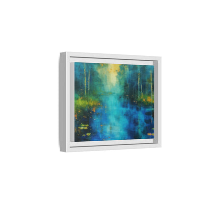 Symphony in Blue - Vibrant Abstract Canvas Print for Stylish Home Décor