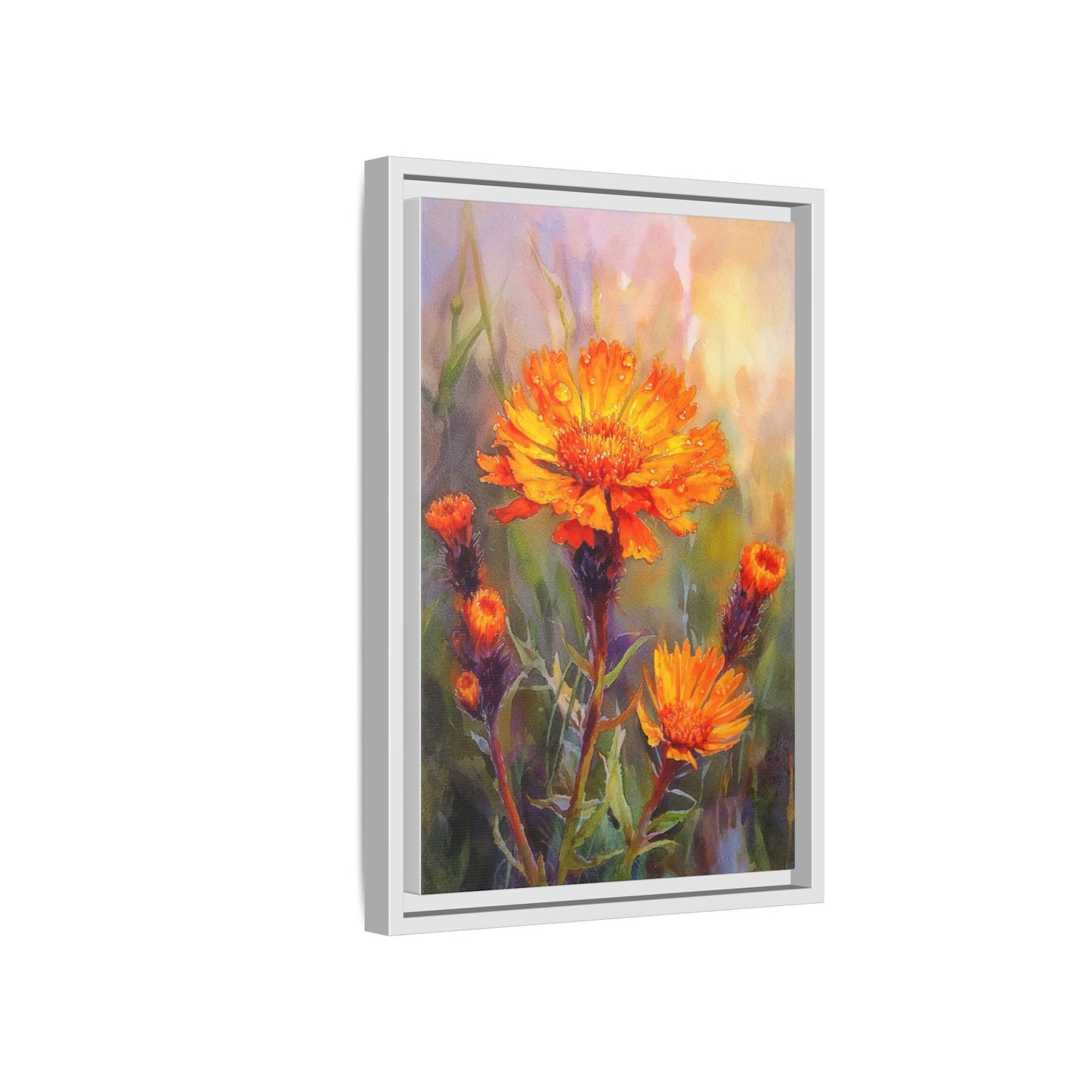 Orange Hawkbit Flower