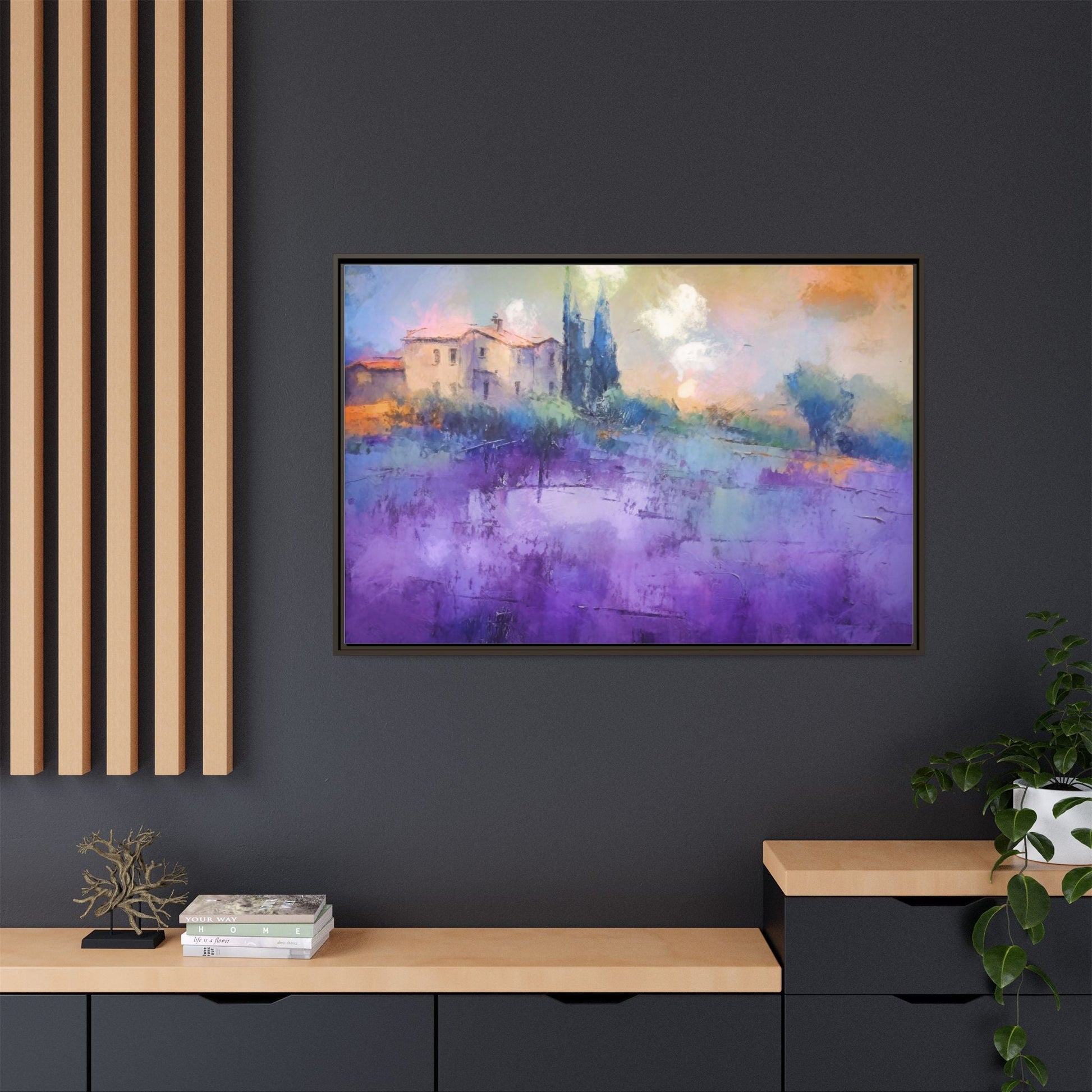 Tuscany Wall Art - Beautiful Italian Landscape Canvas Print for Home Décor