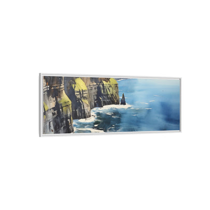 Cliffs of Moher Midday Sun - Beautiful Coastal Landscape Canvas Print