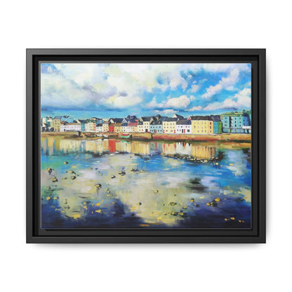 Galway Reflections wall art featuring serene Irish landscapes and water reflections, framed in premium quality wood.