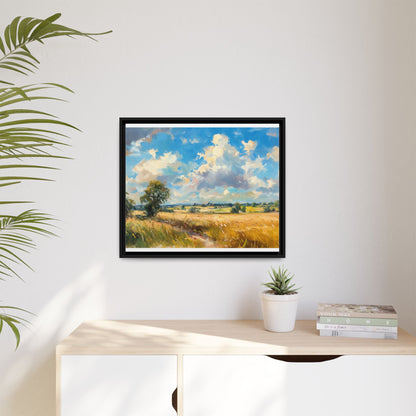 Summer Fields County Mayo Wall Art - Vibrant Irish Landscape Canvas Print