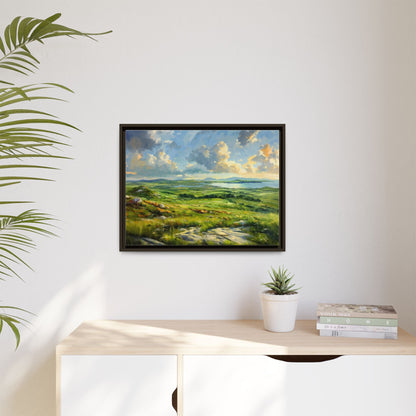 Wild Atlantic Summer Vista Wall Art - Breathtaking Coastal Landscape for Home Décor