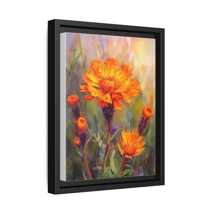 Orange Hawkbit Flower