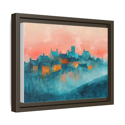 A Castle Town - Beautiful Landscape Canvas Print for Home Décor