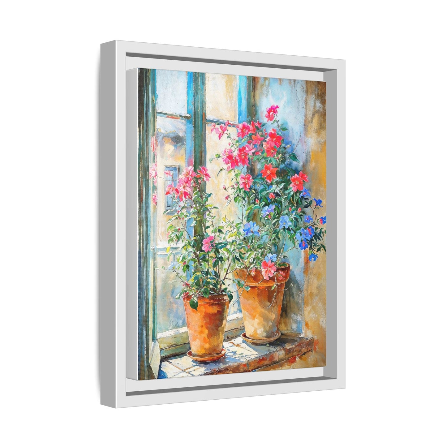 Summer Pots Wall Art - Vibrant Floral Pots for Fresh Home Décor