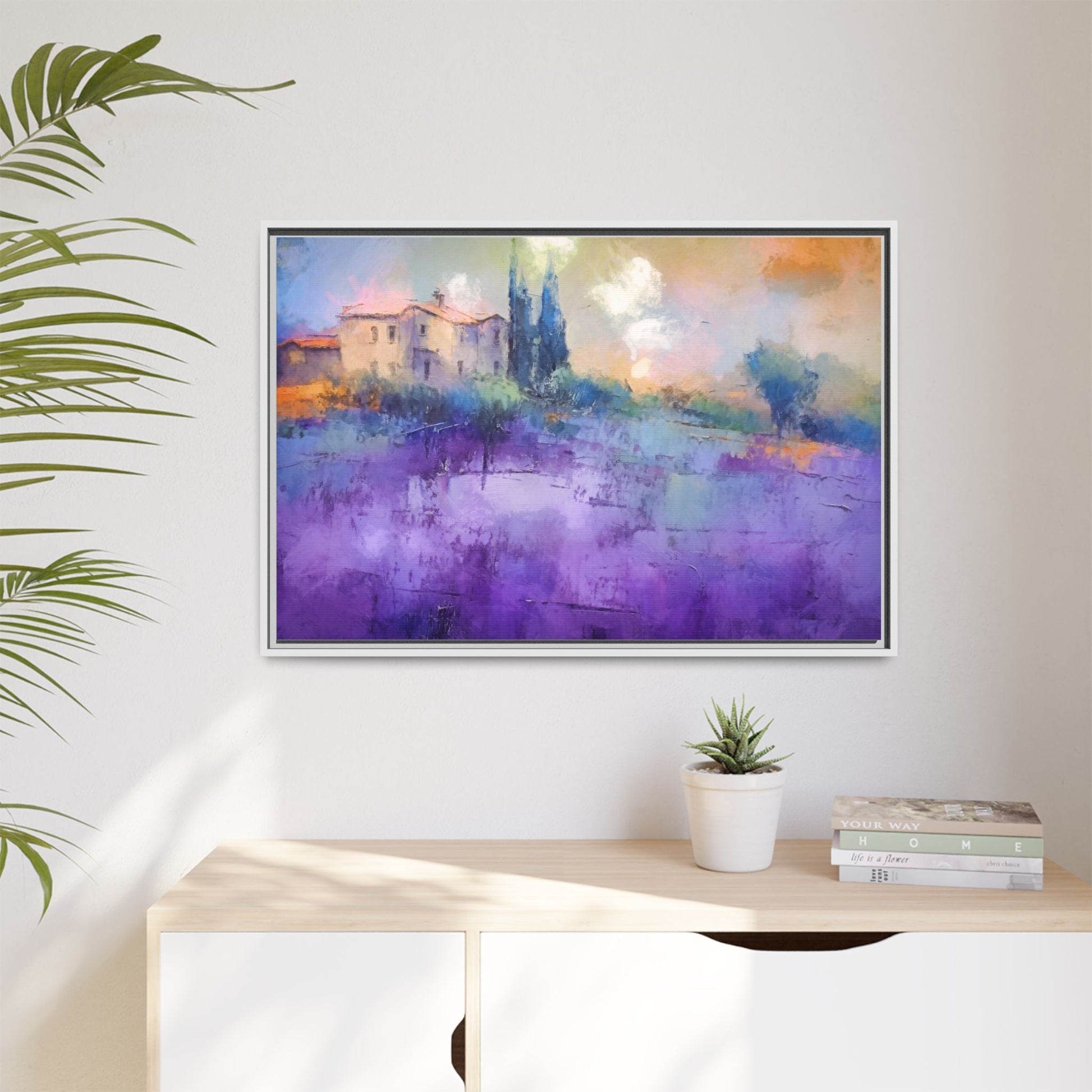 Tuscany Wall Art - Beautiful Italian Landscape Canvas Print for Home Décor