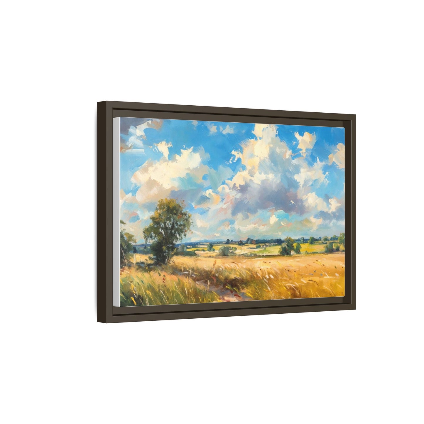 Summer Fields County Mayo Wall Art - Vibrant Irish Landscape Canvas Print