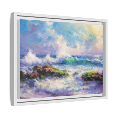 Achill Shoreline wcol wall art showcasing the stunning Irish coastal landscape, printed on high-quality canvas for a timeless and serene addition to your home décor.