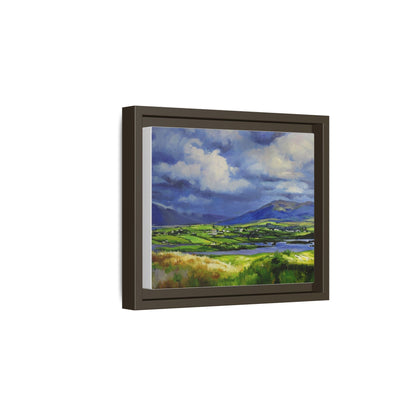 Connemara Fields - Stunning Irish landscape canvas print showcasing the serene beauty of Connemara's fields.