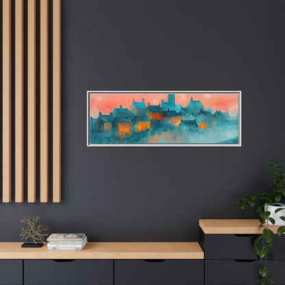 A Castle Town - Beautiful Landscape Canvas Print for all places Décor