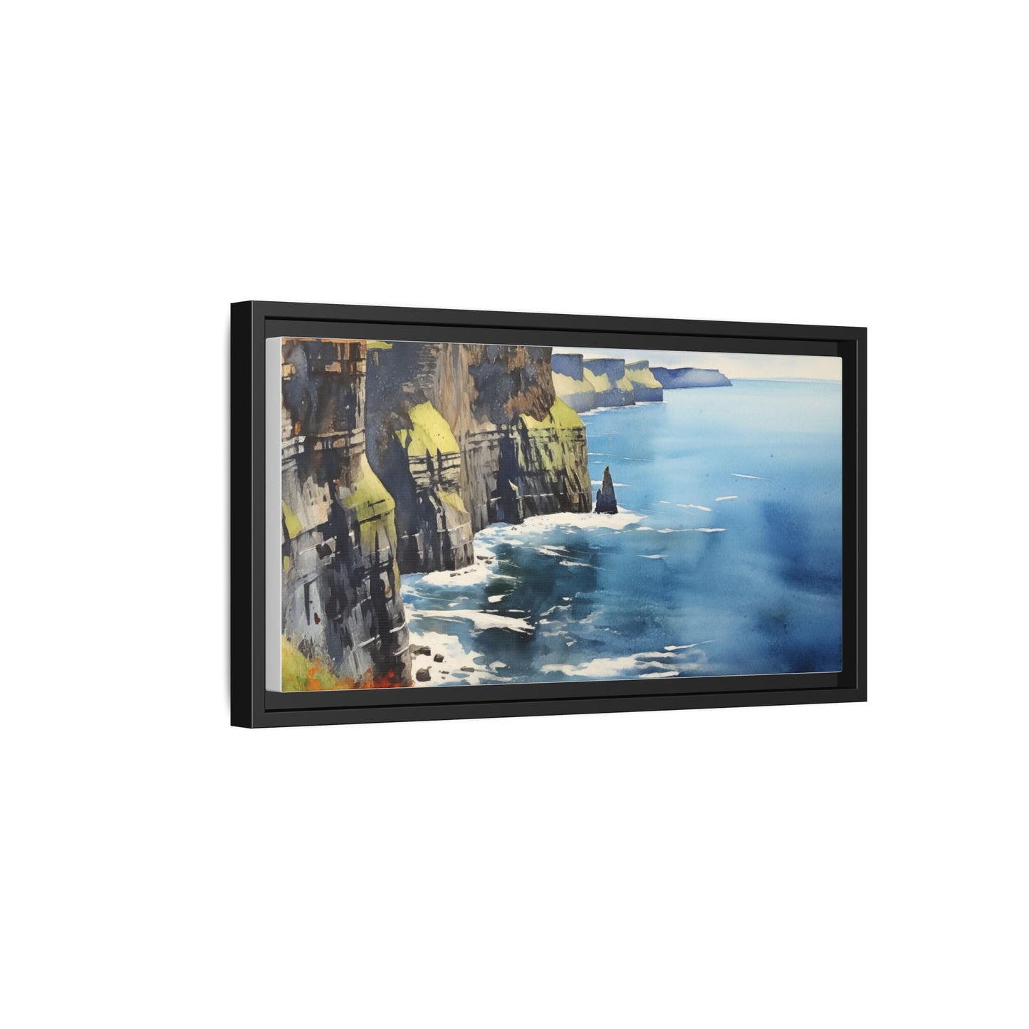 Cliffs of Moher Midday Sun - Beautiful Coastal Landscape Canvas Print