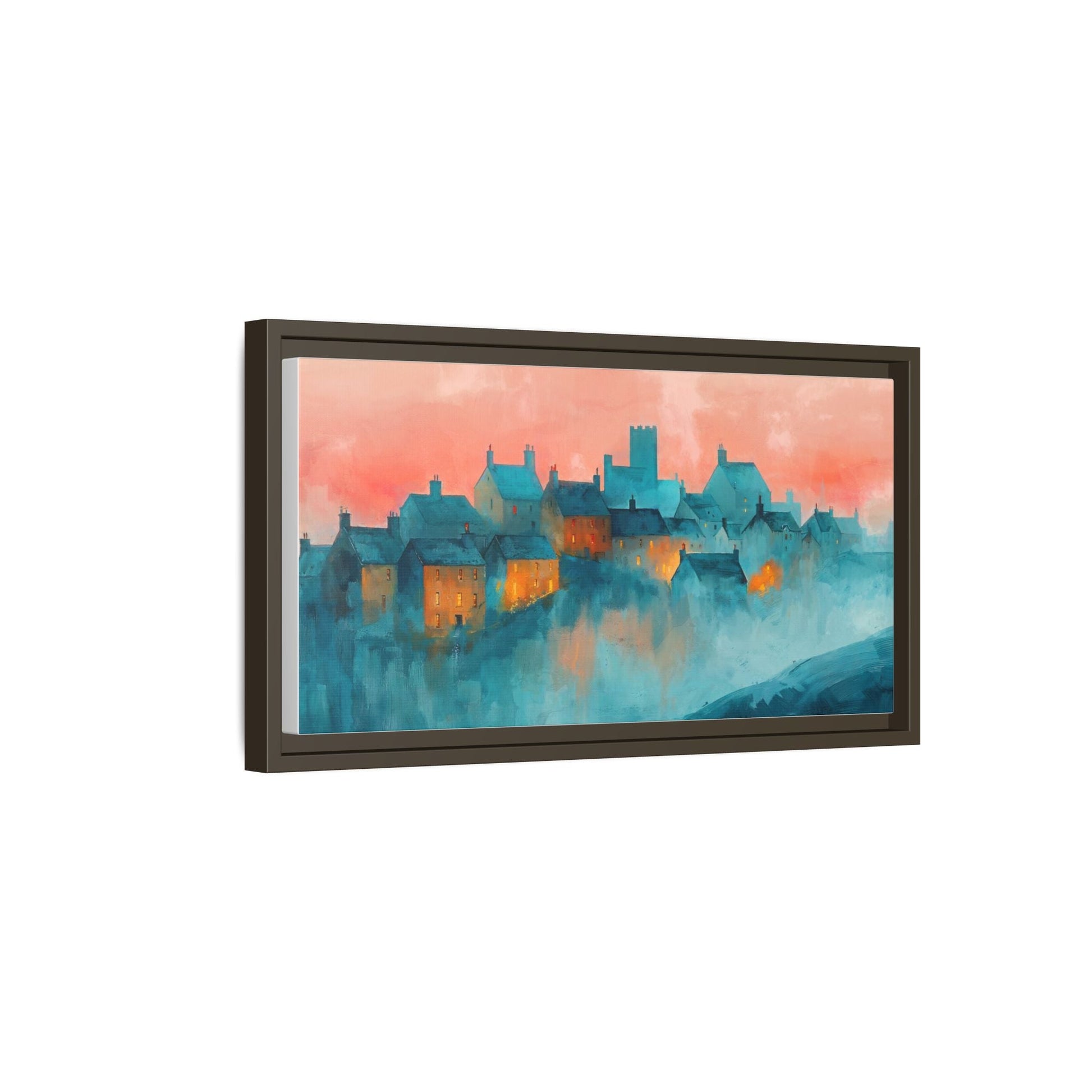 A Castle Town - Beautiful Landscape Canvas Print for all places Décor