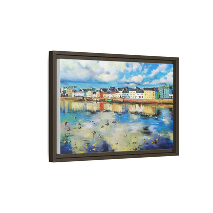 Galway Reflections wall art featuring serene Irish landscapes and water reflections, framed in premium quality wood.