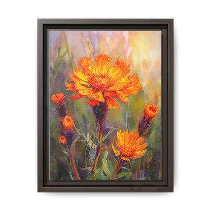 Orange Hawkbit Flower