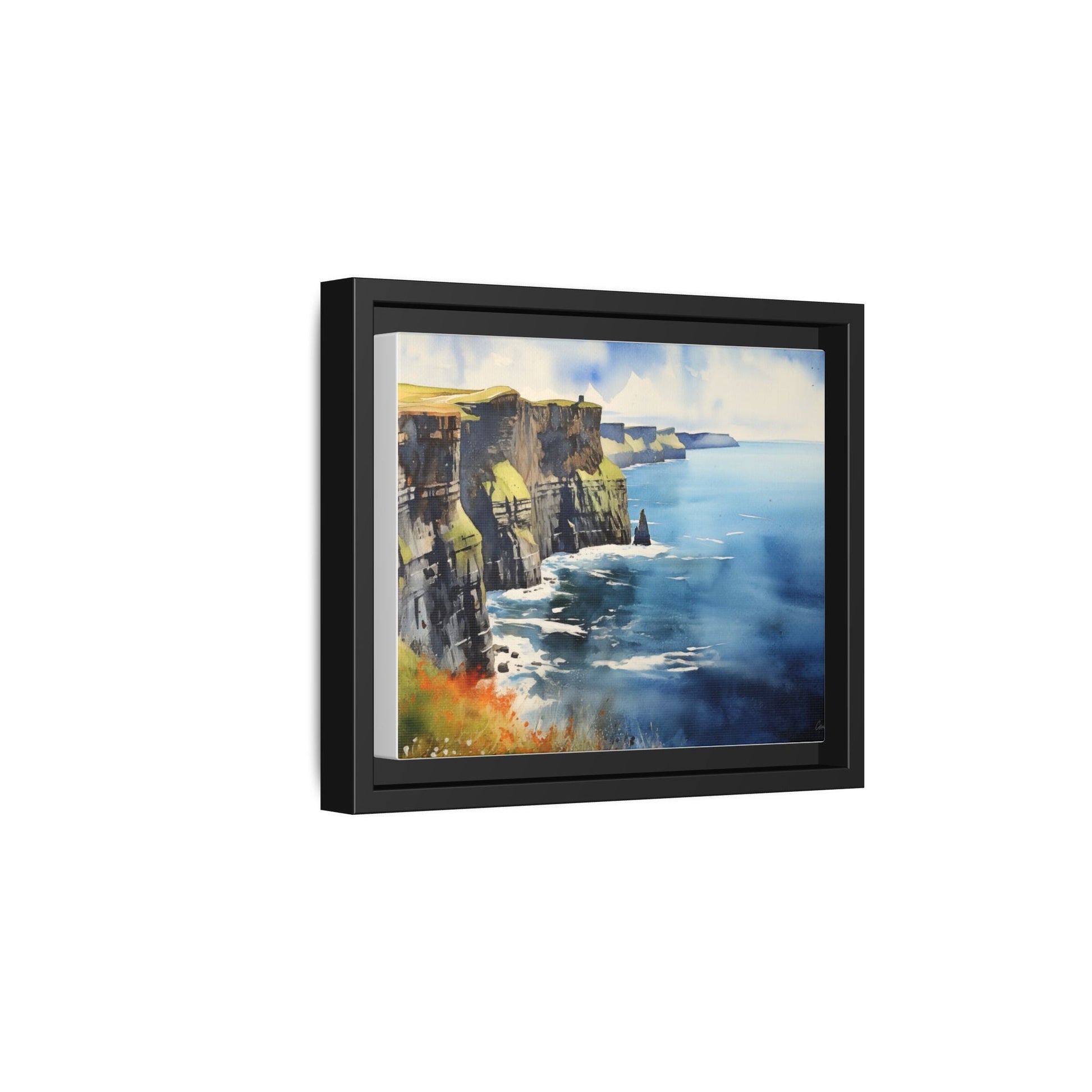 Cliffs of Moher Midday Sun - Beautiful Coastal Landscape Canvas Print