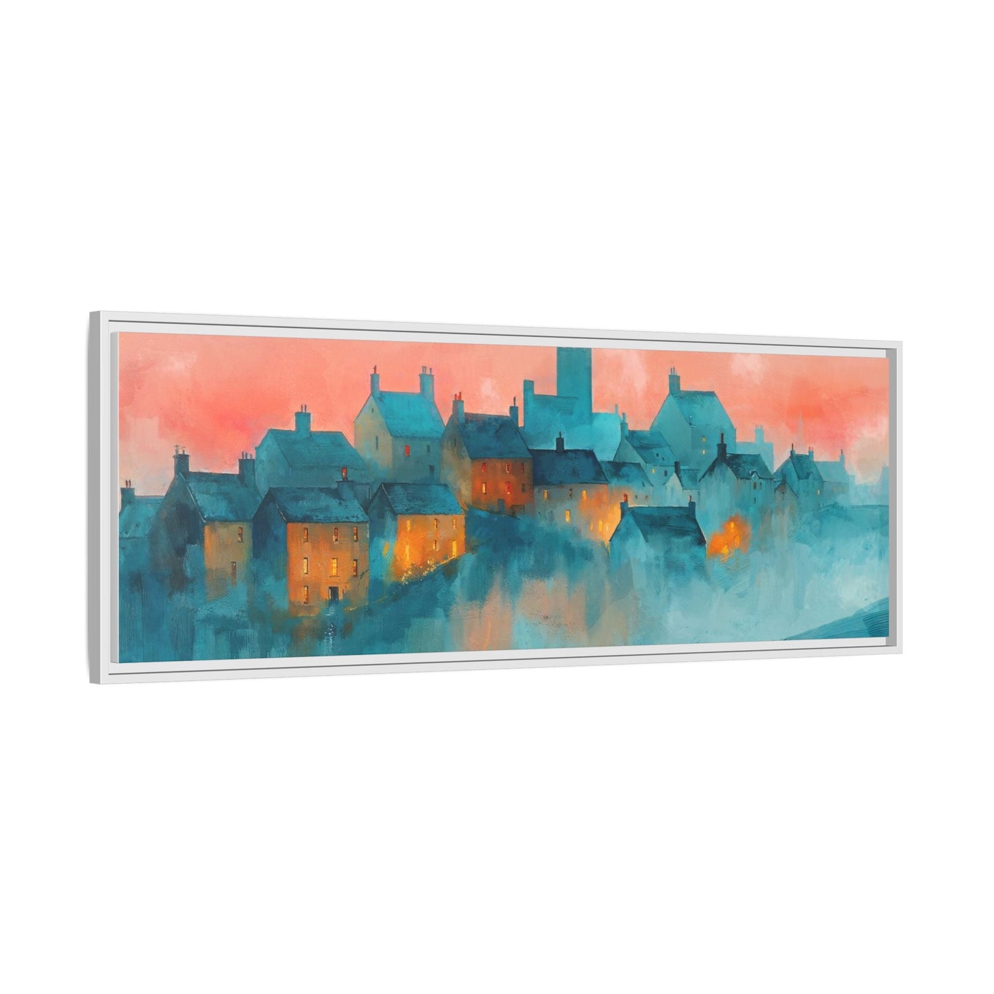 A Castle Town - Beautiful Landscape Canvas Print for all places Décor