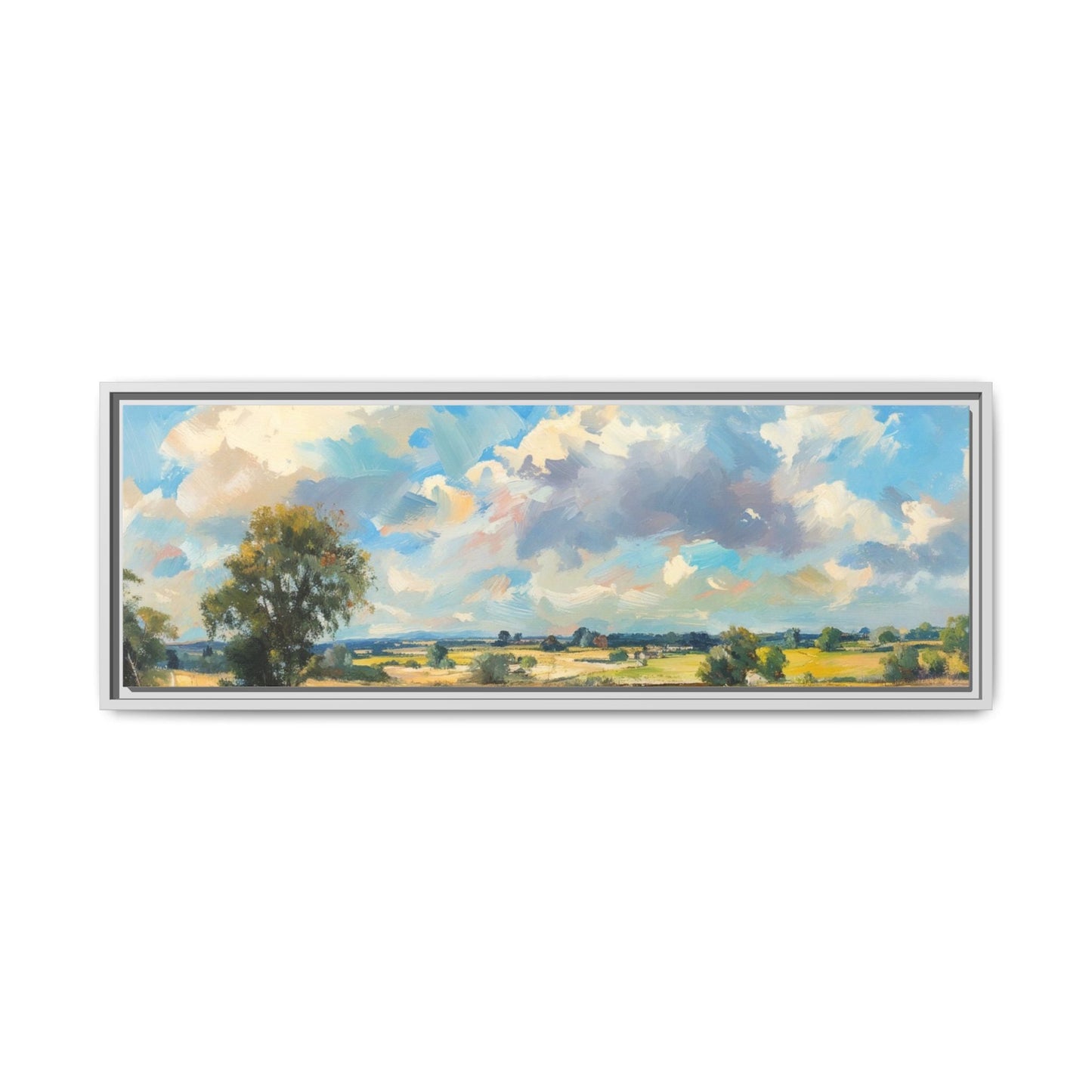 Summer Fields County Mayo Wall Art - Vibrant Irish Landscape Canvas Print