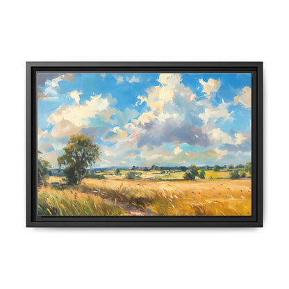 Summer Fields County Mayo Wall Art - Vibrant Irish Landscape Canvas Print